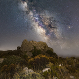 Astronomy Nightscape to Ancient Nuraghes