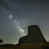 Astronomy Nightscape to Ancient Nuraghes